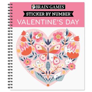 Valentine's Day Sticker By Number Brain Games®