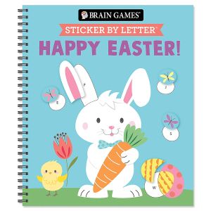 Sticker by Number Happy Easter Book Brain Games®