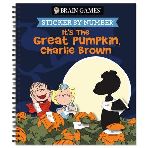 It's The Great Pumpkin Charlie Brown Sticker by Number Brain Games®