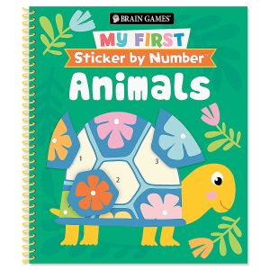 My First Sticker by Number Animals Brain Games®