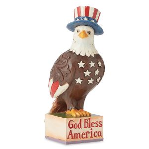 Patriotic Eagle God Bless America Figurine by Jim Shore®