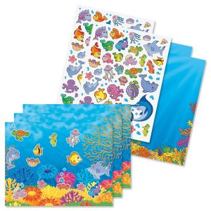 Ocean Adventure Sticker Scene