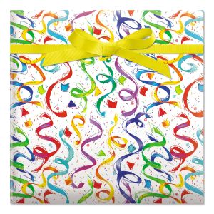 Birthday Confetti Jumbo Rolled Gift Wrap