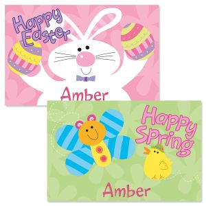 Happy Easter Pink Placemat