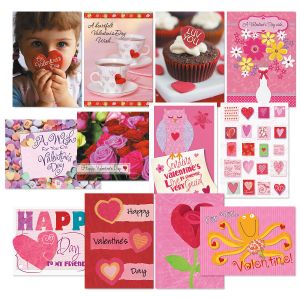 Valentine's Day Greeting Cards Value Pack