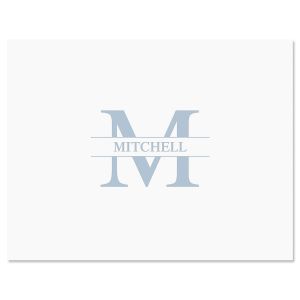 Front & Center Note Card-Blue-608504B