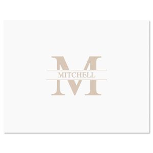 Front & Center Note Card-Taupe-608504C