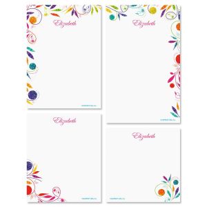 Color Swirl Notepad Set