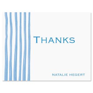 Sheer Delight Thank You Card-Blue-609279B