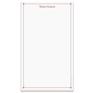 Atticus Notepad-Red-609314C