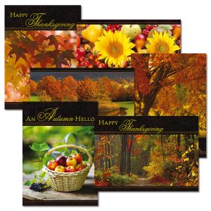 Elegant Thanksgiving Cards Value Pack