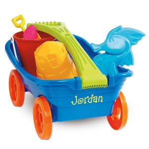 Plastic Personalized Wagon & Toys Set