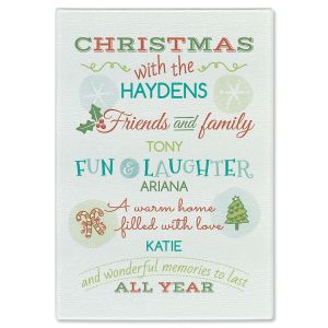 Personalized Christmas Cutting Board