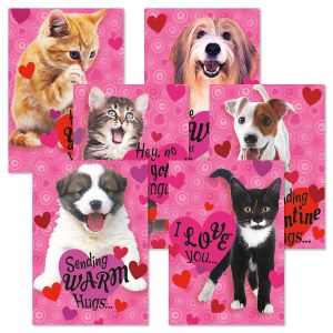  Puppies and Kittens Valentines Day Cards