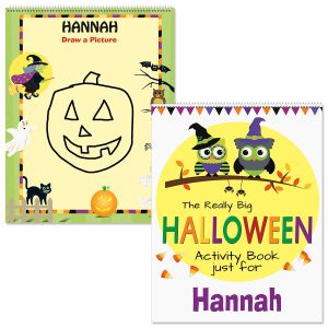 Personalized Halloween Activity Book-Owl-613089A