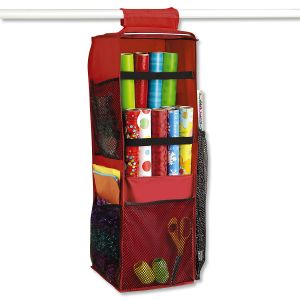 Closet Rod Gift-Wrap Organizer