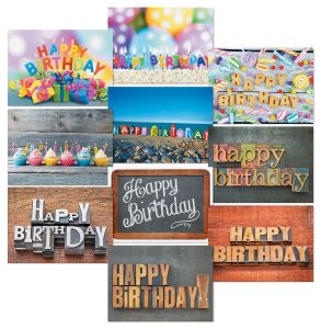 Playful Type Birthday Cards Value Pack