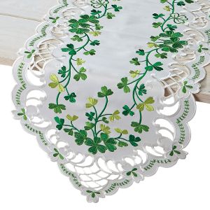 Irish Shamrocks Table Runner