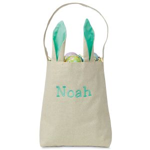 Green Easter Tote with Ears