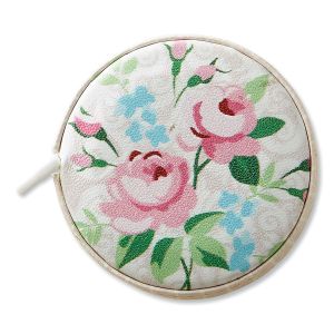 Vintage Flowers Retractable Tape Measure
