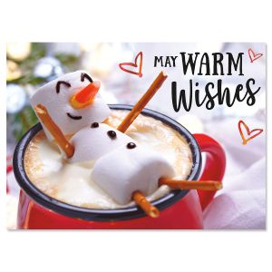 Marshmallow Snowman Christmas Cards