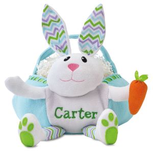 Blue Bunny Easter Basket