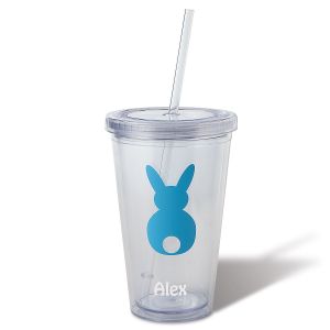 Blue Personalized Acrylic Beverage Cup