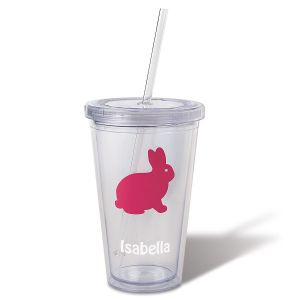 Pink Personalized Acrylic Beverage Cup