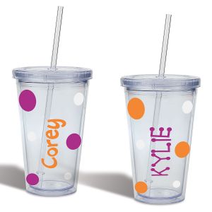Personalized Halloween Acrylic Beverage Cups