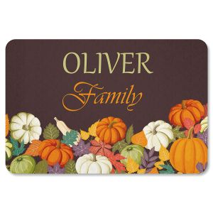 Autumn Welcome Personalized Thanksgiving Doormat