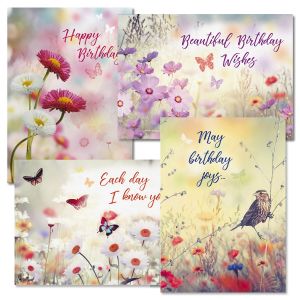 Floral Birthday Cards