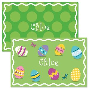 Easter Eggs Personalized Easter Placemat