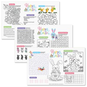 Easter Paper Activity Mats