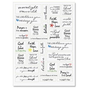 Faith Word Stickers