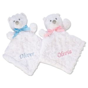 Personalized Cuddle Bear Blankets