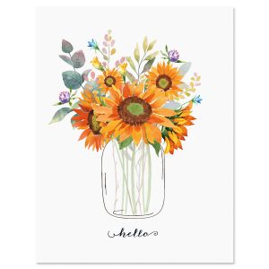 Sunflower Note Cards - BOGO