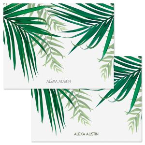 Monstera Palm Folded Note Cards