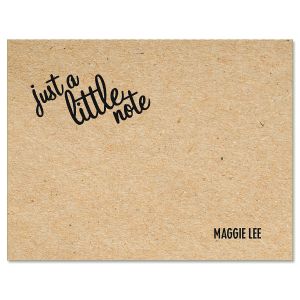 Just A Note Folded Note Cards
