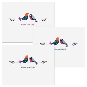 Chickadees Folded Note Cards