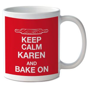Keep Calm and Bake On Mug