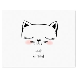 Kitty Ears Folded Note Cards