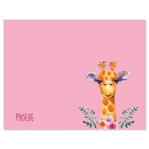 Mini Giraffe Folded Note Cards