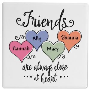 Friends Heart - 4 Names