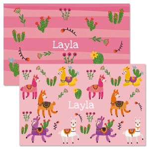 Llamas Personalized Kids' Placemat