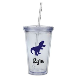 T-Rex Acrylic Personalized Beverage Cup