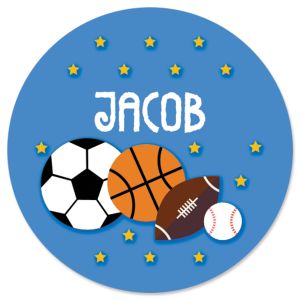 All Sports Personalized Stickers