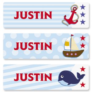 Nautical Name Stickers