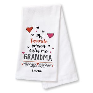 My Favorite People Kitchen Towel - 1 Name