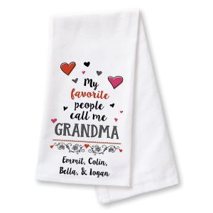 My Favorite People Kitchen Towel - 4 Names