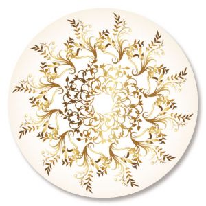 Elegant Snowflakes Seals